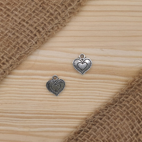 Přívěsek srdce se srdcem