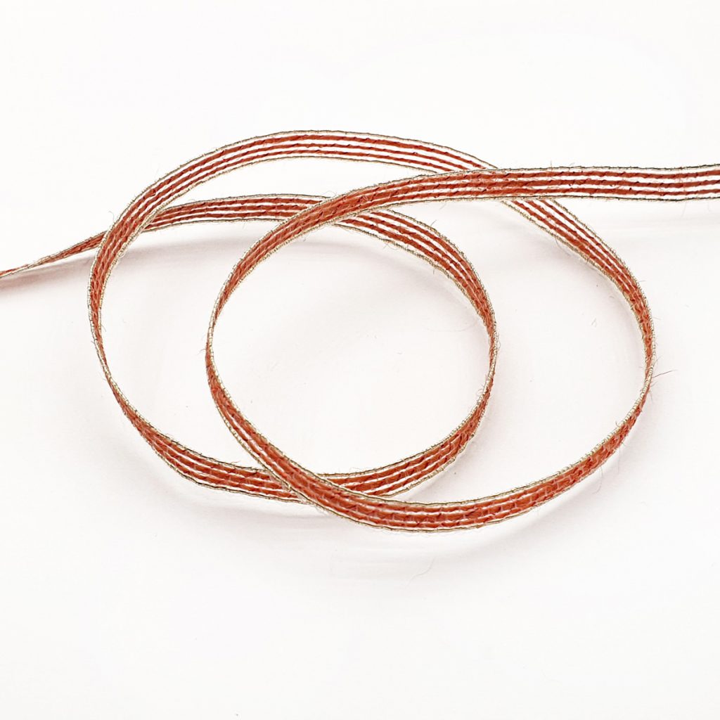 jutová stuha červená jednoduchá