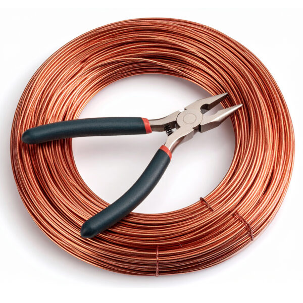 Měděný drát s kleštěmi